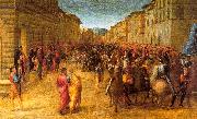   Francesco Granacci Entry of Charles VIII into Florence Sweden oil painting reproduction